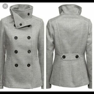 H&M Grey Pea Coat. Brand New! Never Worn!